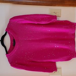 New with tags, Generation Love, XL hot pink puff short puff sleeve sweater